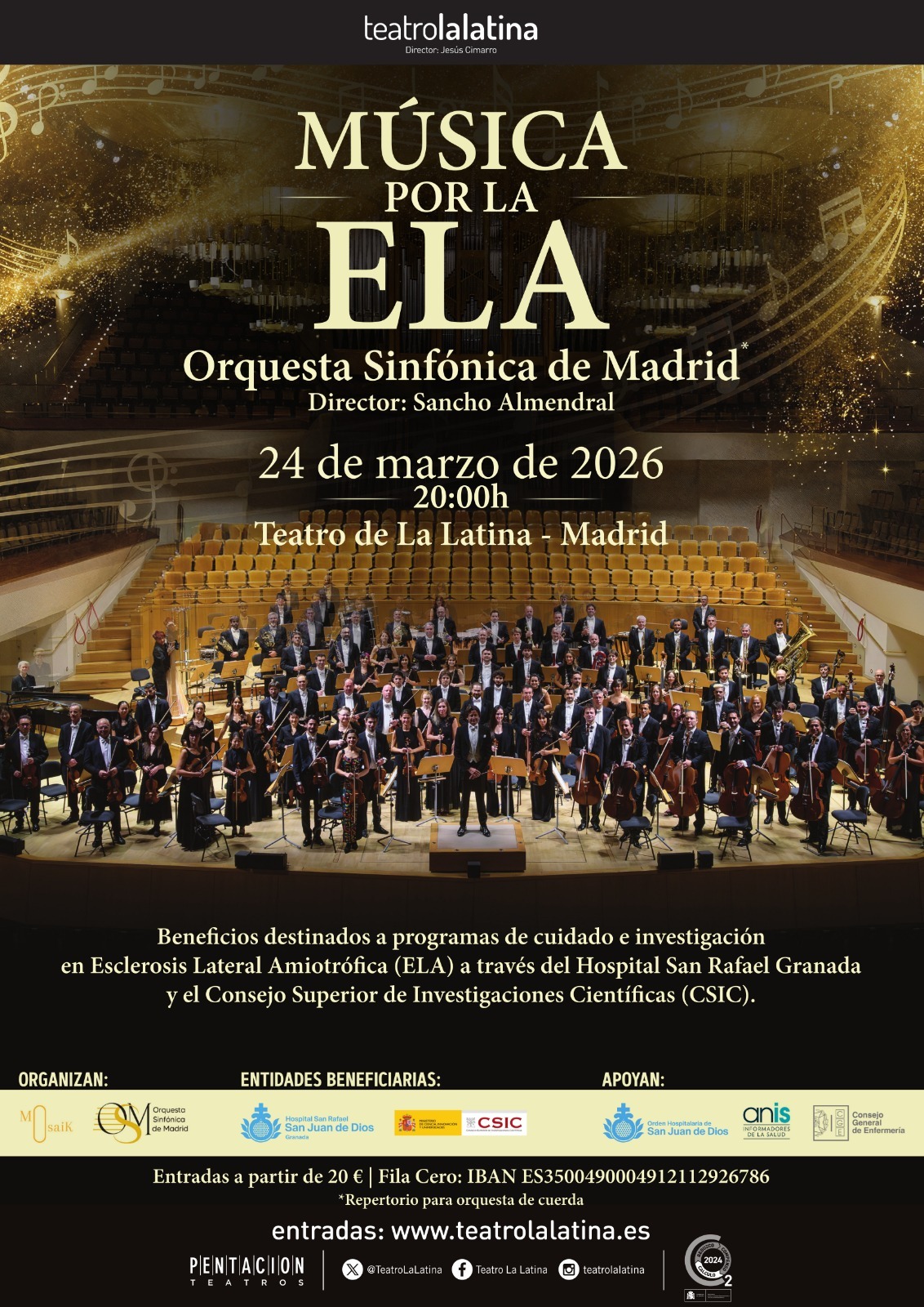 Concierto ELA Madrid